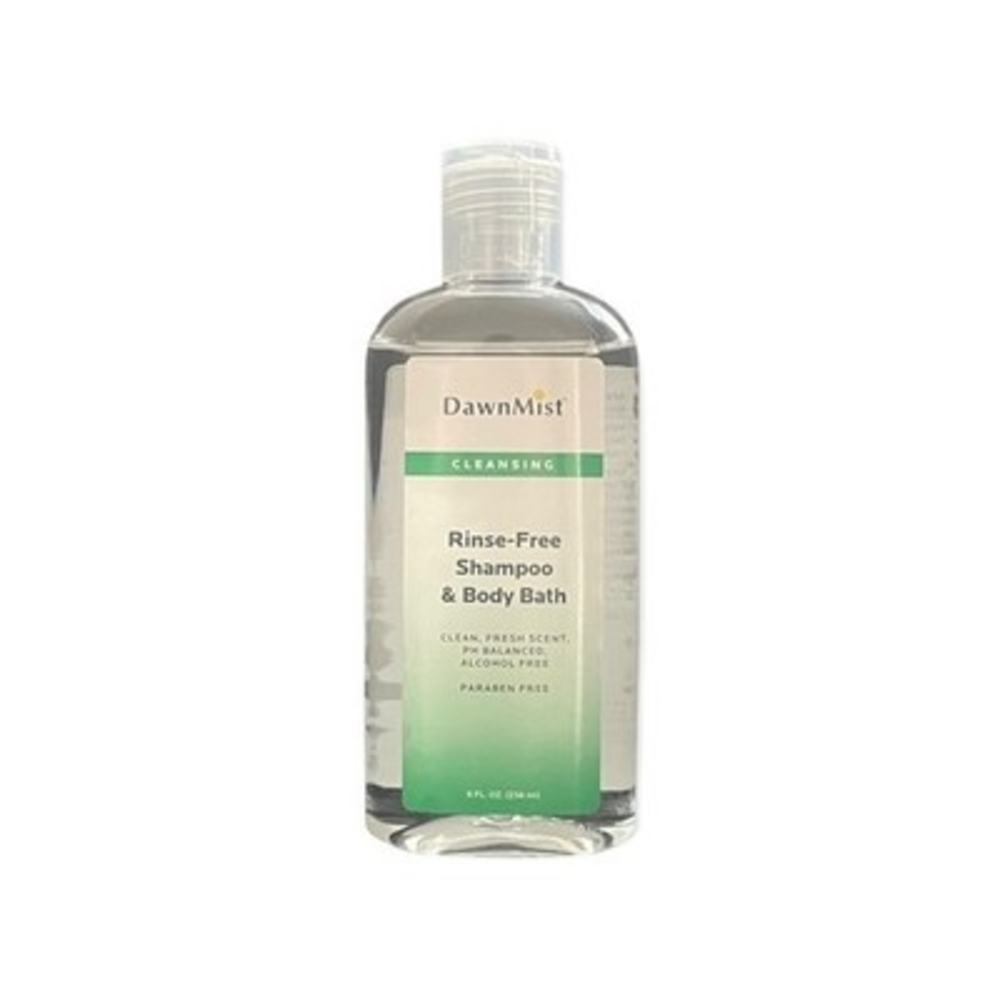 DAWNMIST Rinse Free Shampoo& Body Wash 8oz Paraben-Free Bath No Water Needed New - Picture 2 of 3